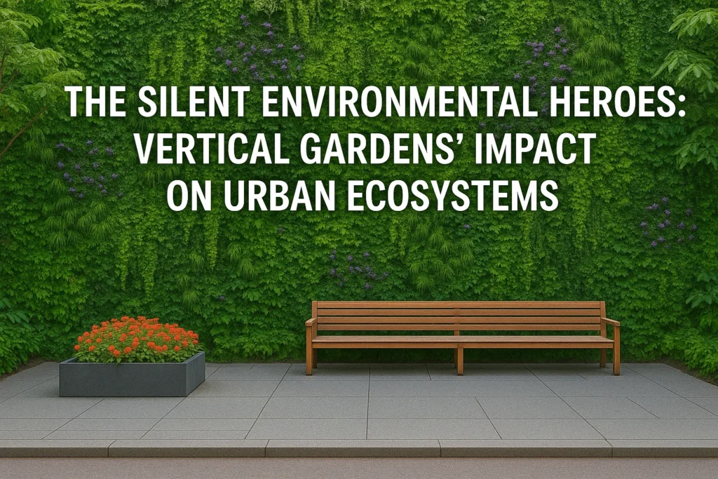 The Silent Environmental Heroes: Vertical Gardens’ Impact on Urban Ecosystems