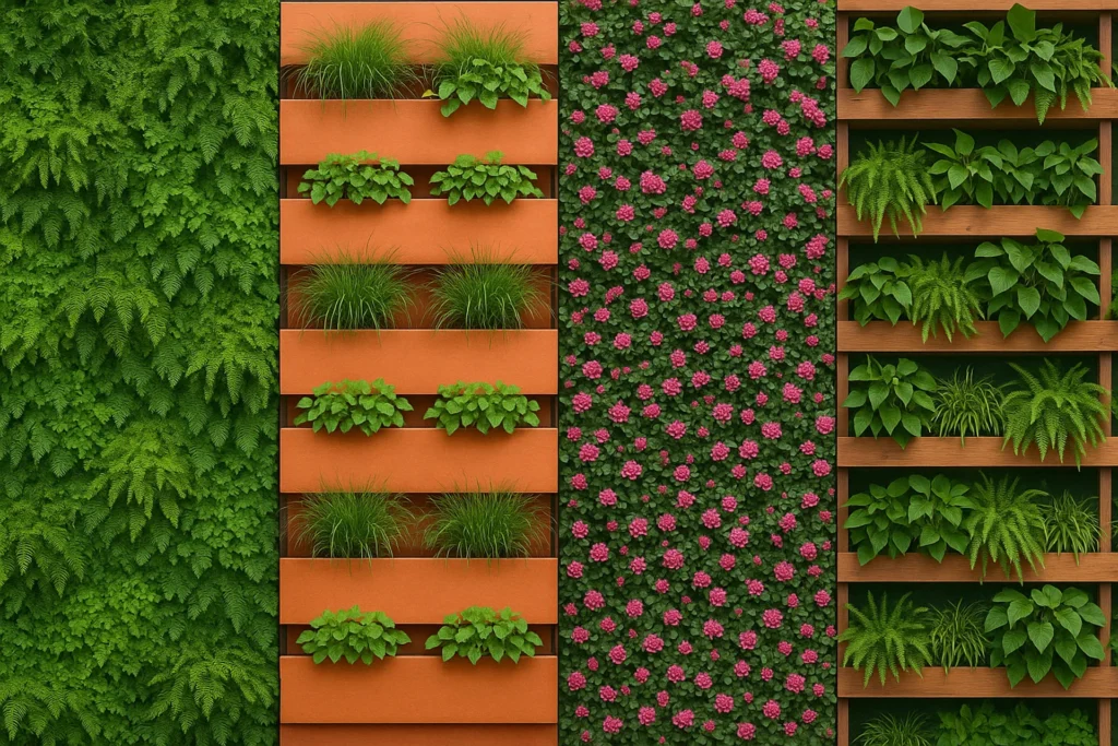 Types of Vertical Gardens: Exploring Varieties and Their Uses