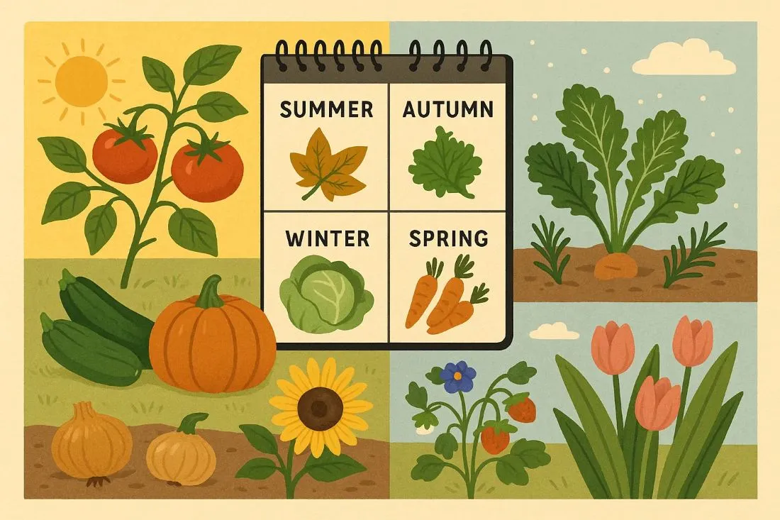 Seasonal Planting Guide: What to Grow Throughout the Year Seasonal Planting Guide: What to Grow Throughout the Year